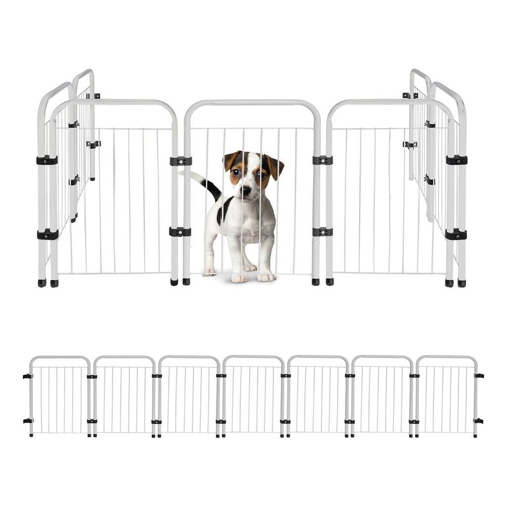Cercado Grade 288x51cm 8 Módulos Segurança Pet Cães Cachorro