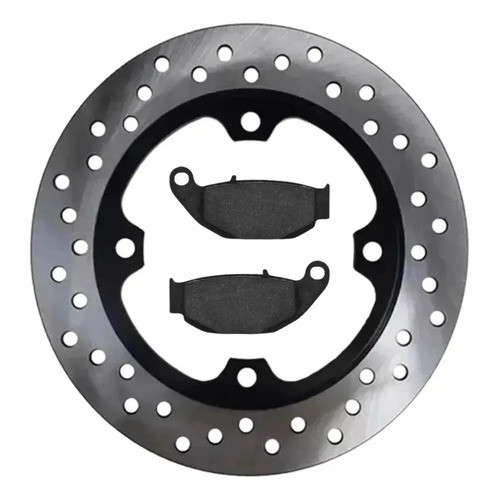 Disco Freio Traseiro + Pastilha Honda Nxr Bros 160 Xre 190