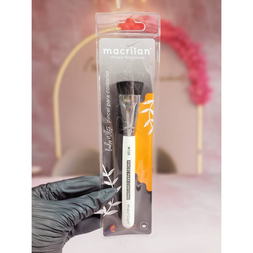 Pincel W125 Profissional Para Contorno Macrilan