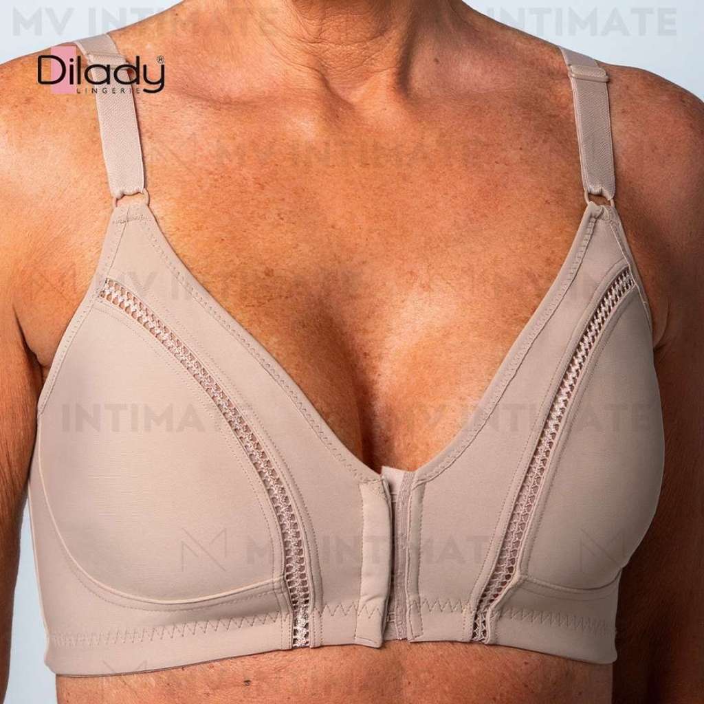 Sutiã com Abertura Frontal Bojo Moldado Dilady 323181 em Oferta na Shopee