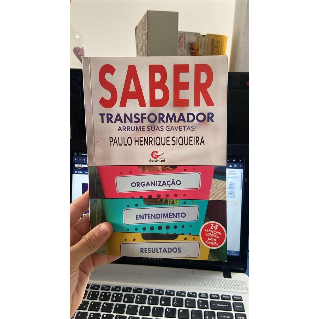 SABER TRANSFORMADOR autor PAULO HENRIQUE SIQUEIRA