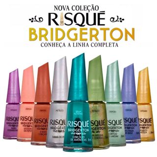 Esmalte Risque Nova Coleção Bridgerton Hipoalergenico 8 cores + Serum em Oferta na Shopee
