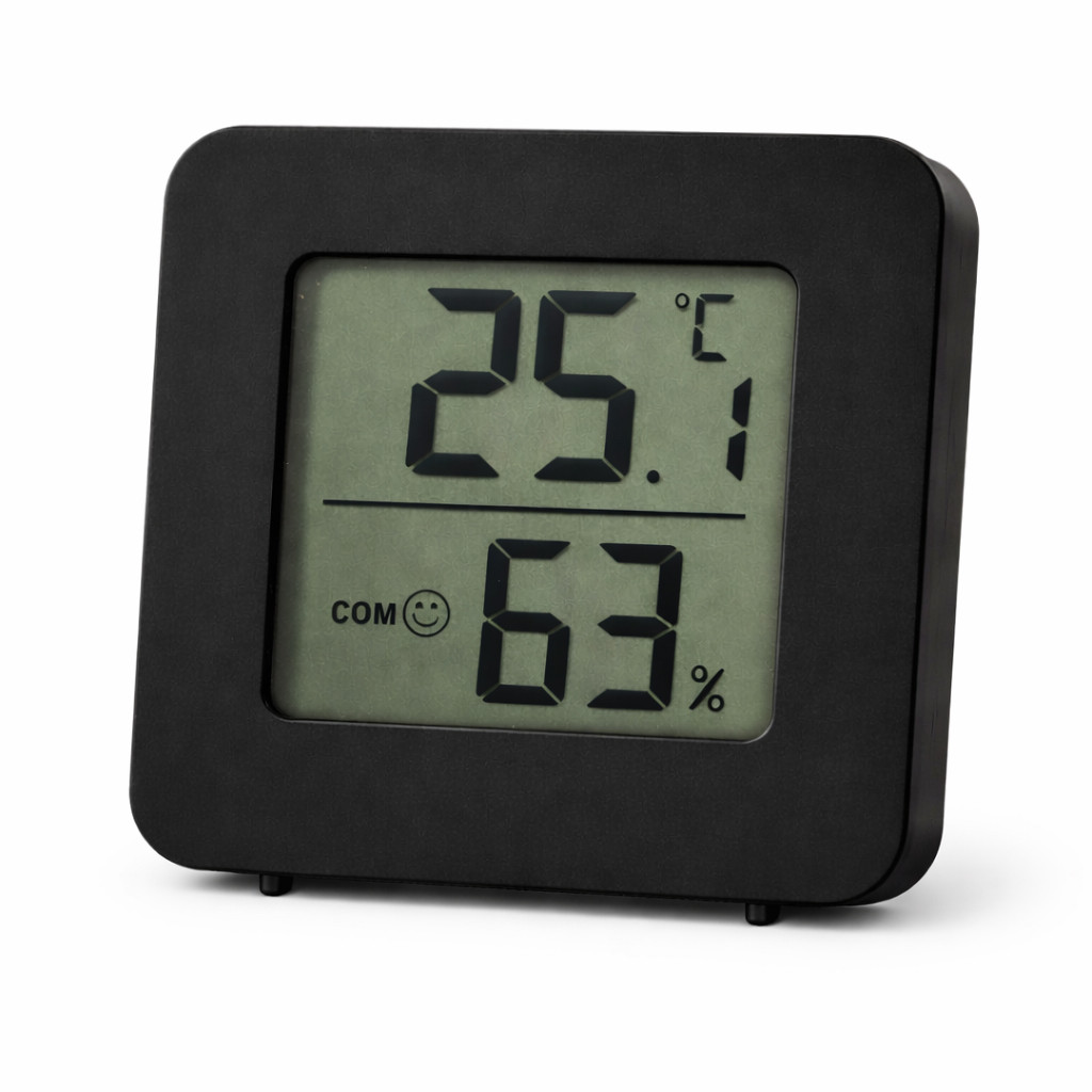 1 Higrômetro digital Medidor Temperatura Umidade Extensão Cílios Preto