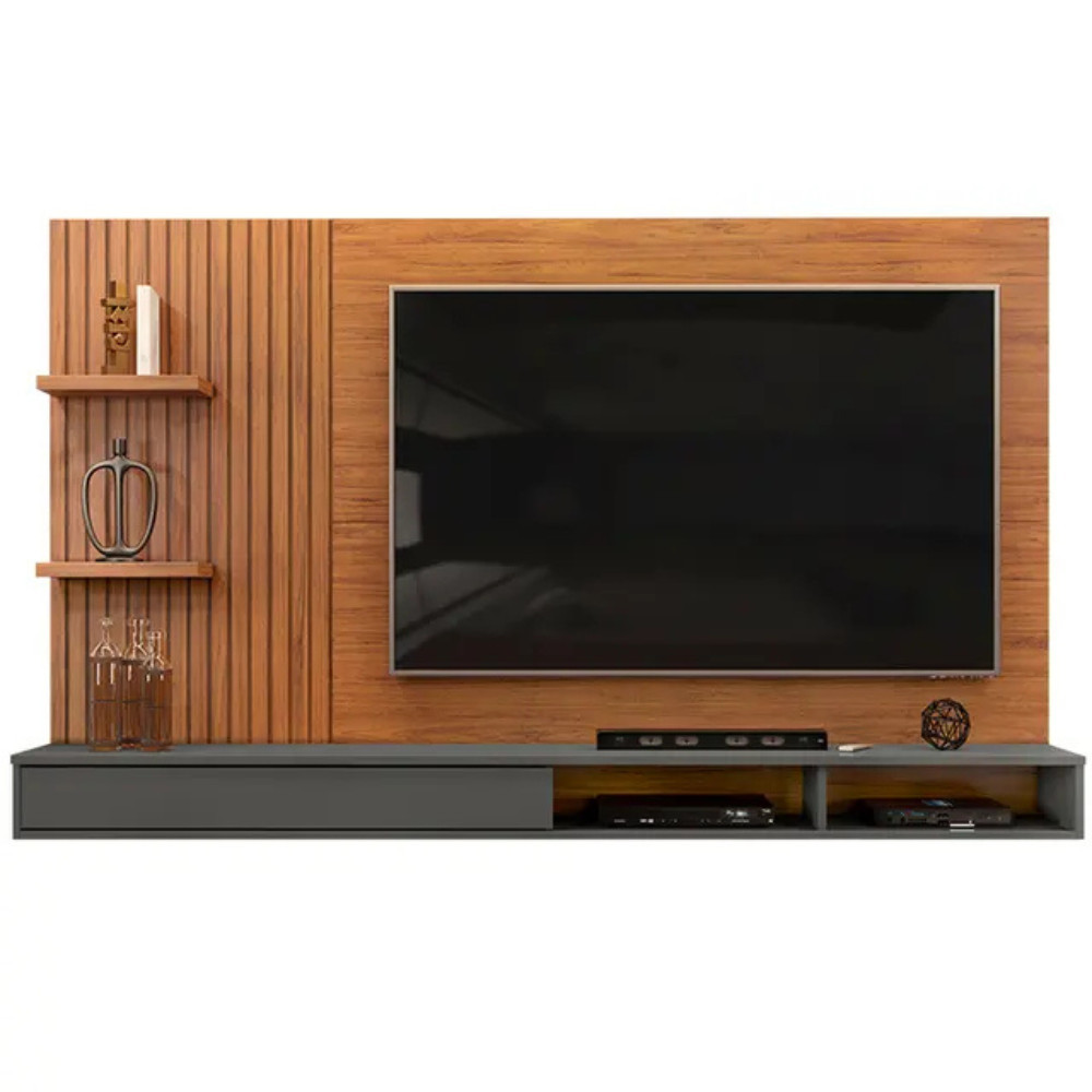 Painel para TV até 60 1 Porta de Correr Bento DJ Móveis em Oferta na Shopee