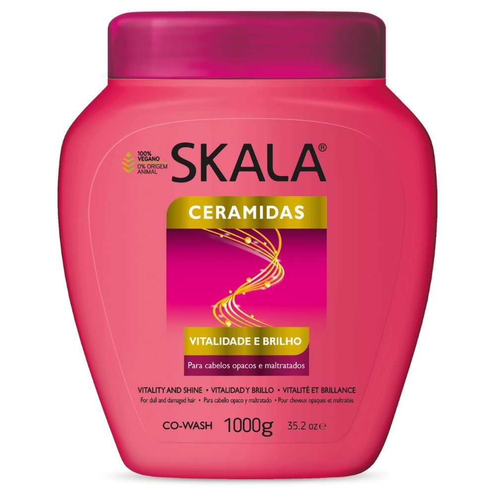 Creme de Tratamento Skala Potão Ceramidas Vitalidade e Brilho 1Kg em Oferta na Shopee