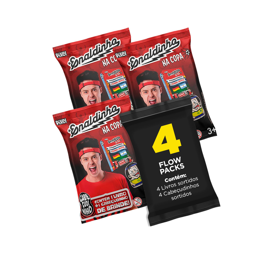 4 Envelopes Enaldinho na Copa - Novo - Editora Pixel em Oferta na Shopee