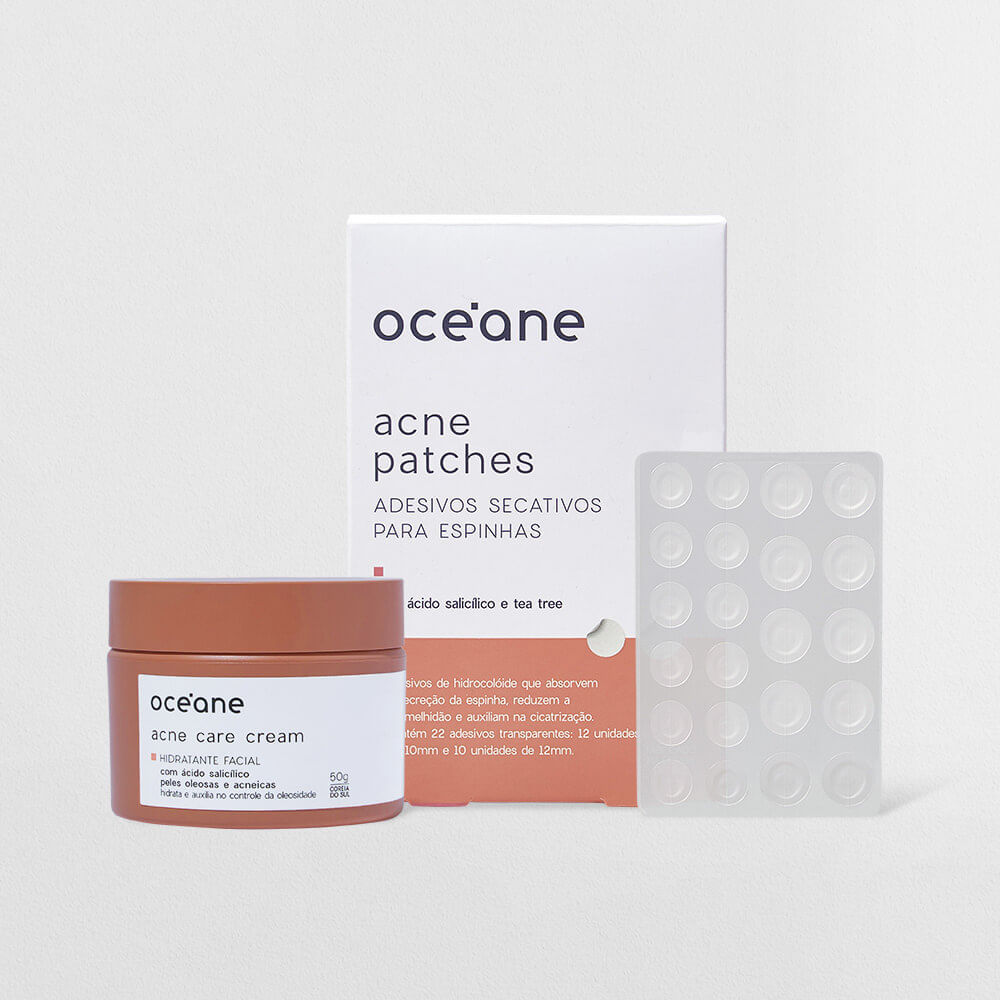 Kit Adesivo Antiacne + Hidratante Facial com Ácido Salicílico (2 Produtos) em Oferta na Shopee