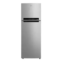 Geladeira Frost Free Duplex 394L Inverter Prata Midea MDRT533EVD501 110V