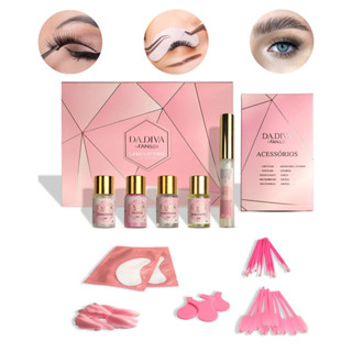 Kit Lash Lift Dadiva Gold Para Lifting De Cílios Série Ouro Levanta Cílios em Oferta na Shopee