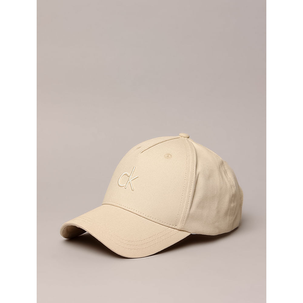 Boné Masculino Lona 5 Gomos Calvin Klein - Caqui Claro