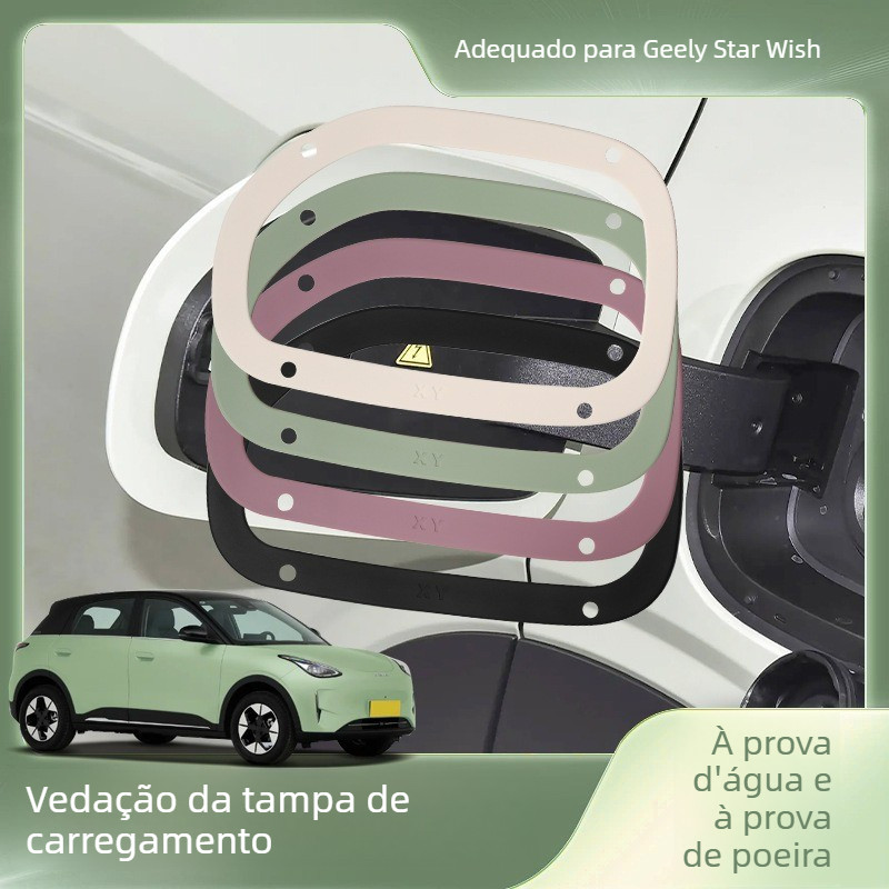 Anel De Vedação De Silicone Para Porta De Carregamento Geely EX2 Pro/Geome EV EX2