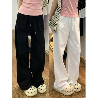 Tamanho grande estilo coreano estilo preguiçoso calças de perna larga meninas outono gordura mm Casual mais magro olhar 