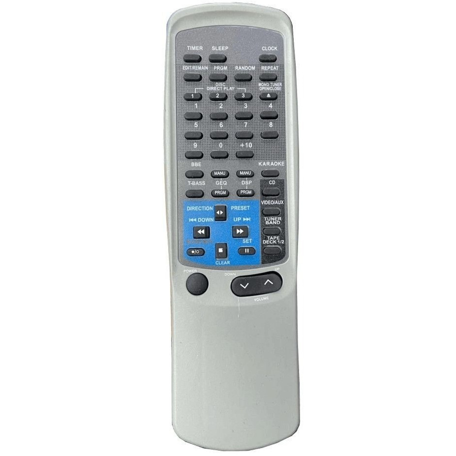 Controle Remoto Compatível com Som Aiwa Rc Tn450ex Rc Tn999 Nsx Cx 1 3 Cds