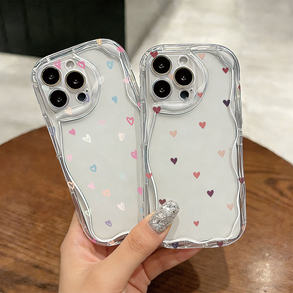 Capa Para Samsung A56 A36 A55 A54 A16 A15 A14 A05 A51 A52 A34 A35 A32 A13 A12 A04E Colorido graffiti Corações Caso De Te