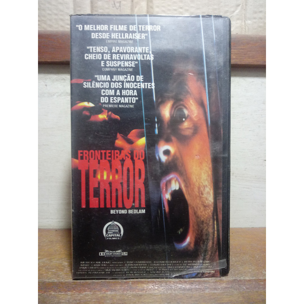 vhs Fronteiras Do Terror - Elizabeth Hurley