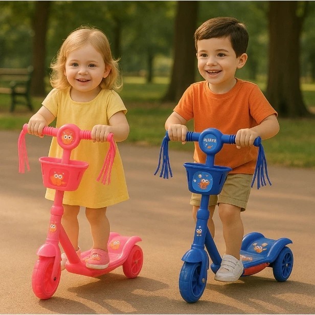 Patinete Infantil Menino Menina Veículo Motinha Brinquedo Andador Passeio Criança Presente