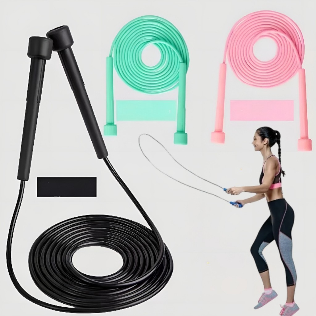 Corda de Salto Profissional 250cm para Treino Funcional e Perda de Peso com Empunhaduras de 12cm em Oferta na Shopee