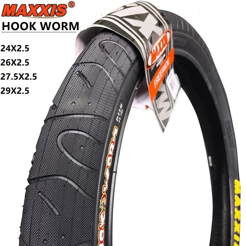 MAXXIS Hookworm Pneu De Bicicleta BMX Fio Grânulo Clincher Para Rua Parque Flatland 20 Polegada 24 26 27.5 Ou 29X2.5 Tam