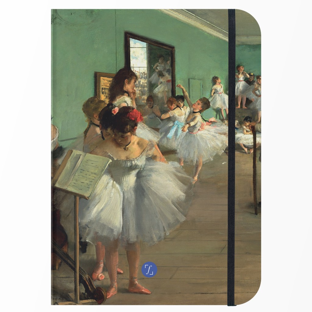 Caderno sem Pauta A5 - Capa Flexível 40 Folhas 20x14cm - Degas - Aula de Dança