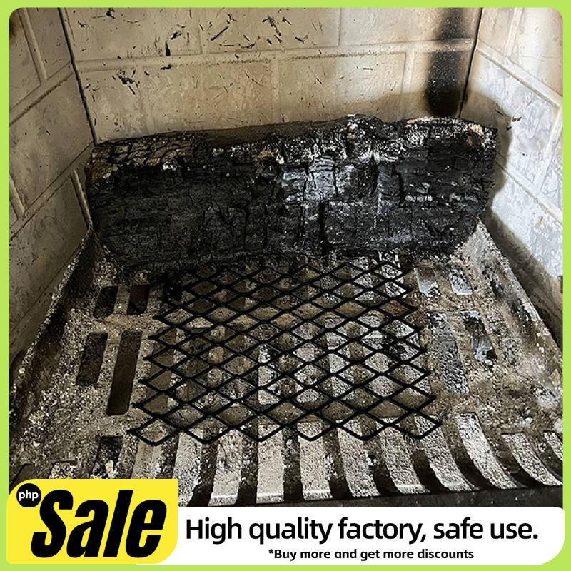 Ember Retentor De Aço Para Grelhas De Lareira 7.5 X 11.8 Pol . , Sólido Resistente , Adiciona Suporte Toras De Fogo Na G