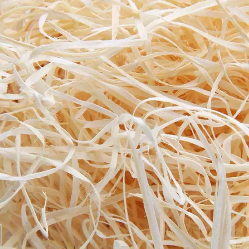 1 kg Palha Madeira Natural para Cestas Decorativas