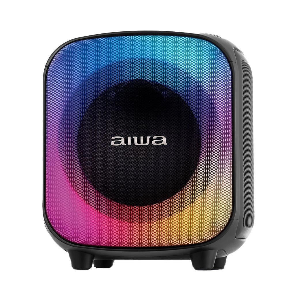 Caixa de Som Partybox Aiwa PB-07 com Bluetooth, Iluminação RGB, Entrada USB 100W RMS