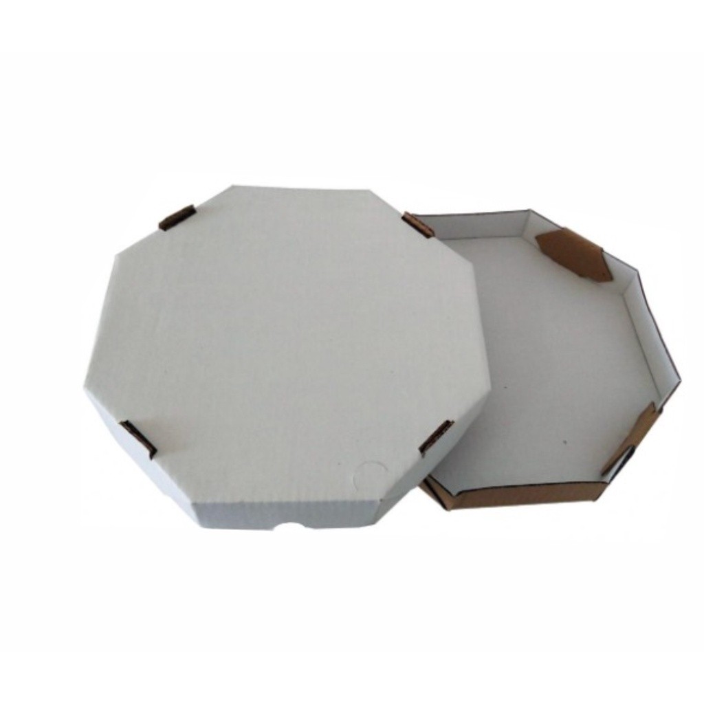 10 unid Caixa Oitavada Para Pizza, Esfihas, Salgados e Doces tamanho 25cm