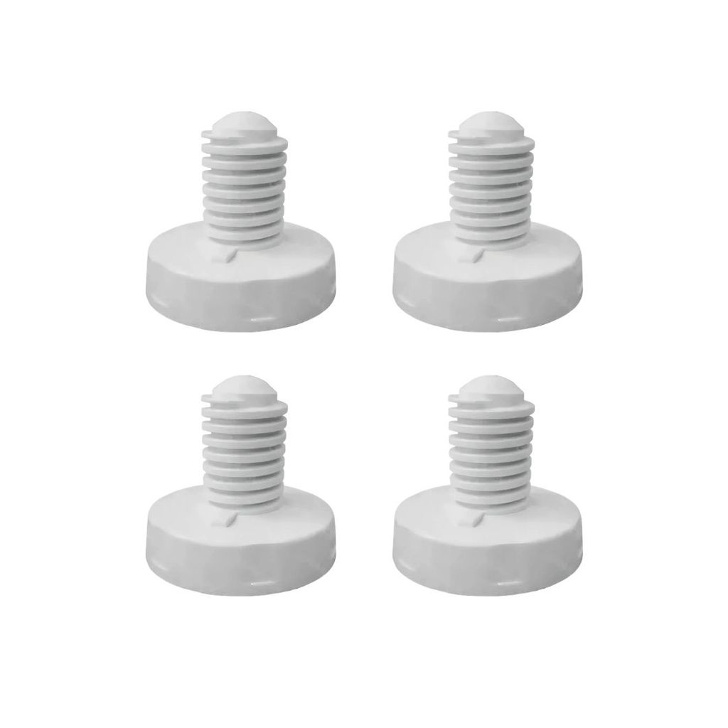 Kit 4 Pés Para Máquina Compatível Electrolux 8kg 10kg 12kg 16kg
