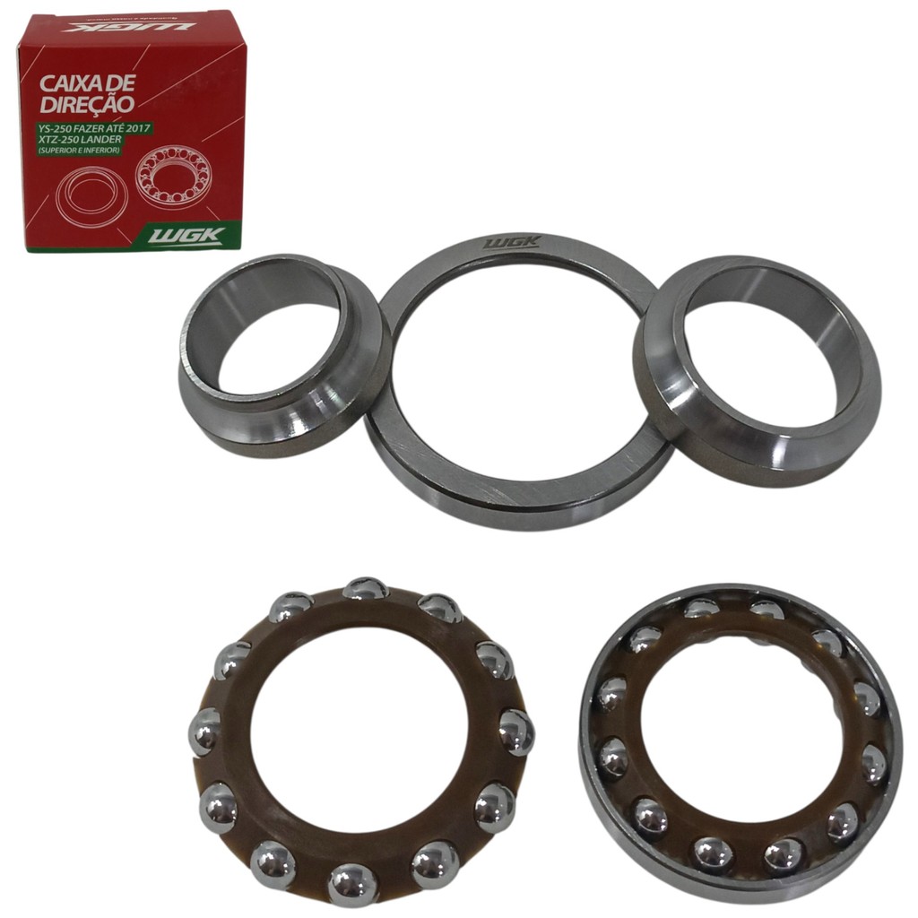 Rolamento Caixa Direção Xtz 250 Lander 2006 a 2024 Xj6 2009 a 2016 Bandit 650 2005 a 2012
