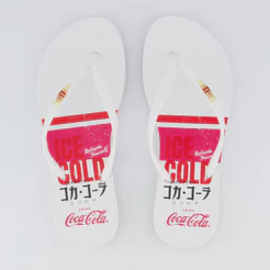 Chinelo Coca Cola Marina Bay Feminino Branco