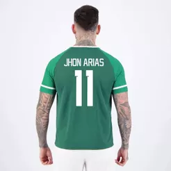 Camisa Palmeiras Verdão Escudo Verde 11 Jhon Arias