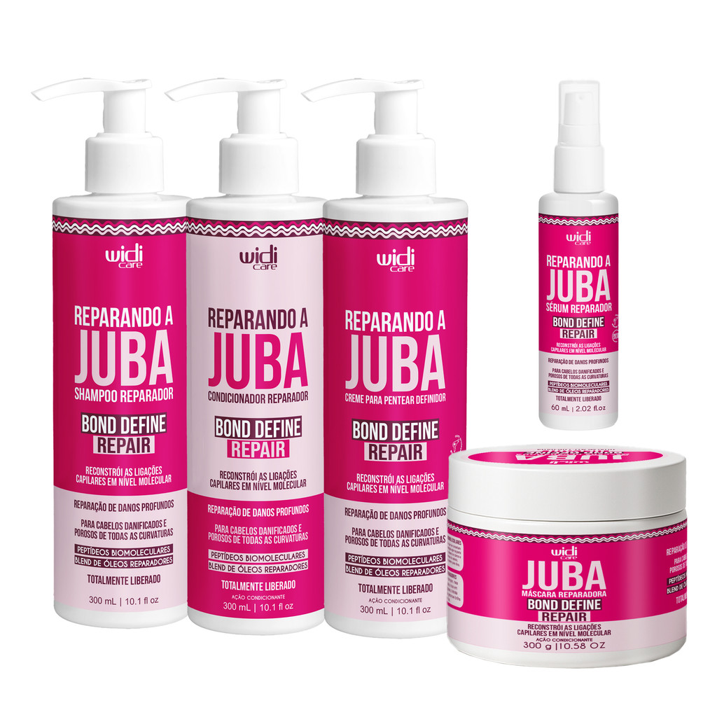 Kit Widi Care Juba Bond Repair Linha Completa