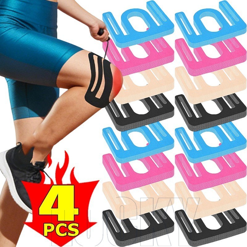 1/2/4 Unidades Joelheiras Esportivas Para Alívio Da Dor – Respiráveis Homens E Mulheres Com Elasticidade Resistente Ao S