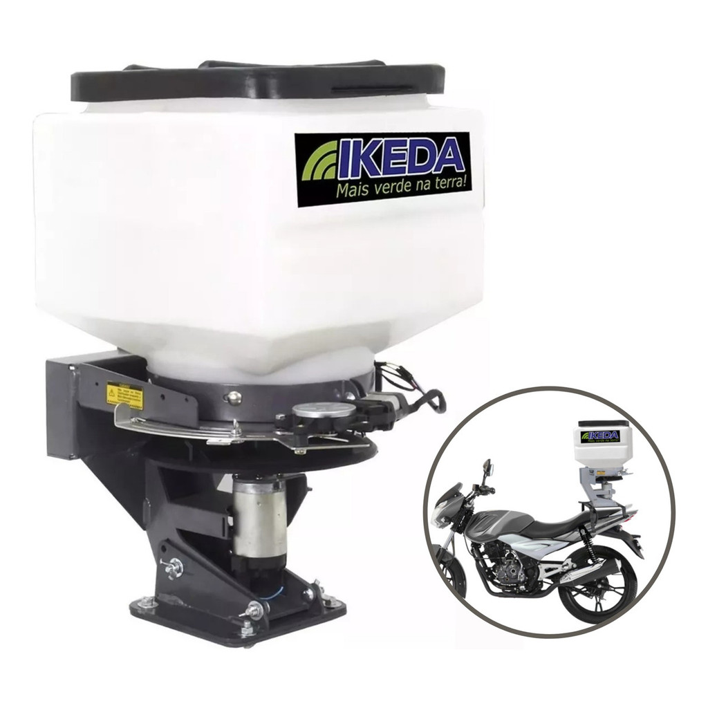 Moto Semeadora Ikeda Adubadora Ms 60 Embrapa Triciclo 12vcc