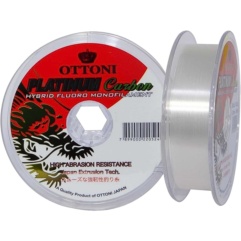 Linha De Pesca Platinum Fluorcarbon Monofilamento Otonni 100m