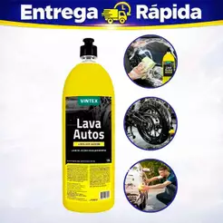 Shampoo Neutro Automotivo 1,5 Litros Vintex Vonixx Lava Autos Lava Moto Concentrado