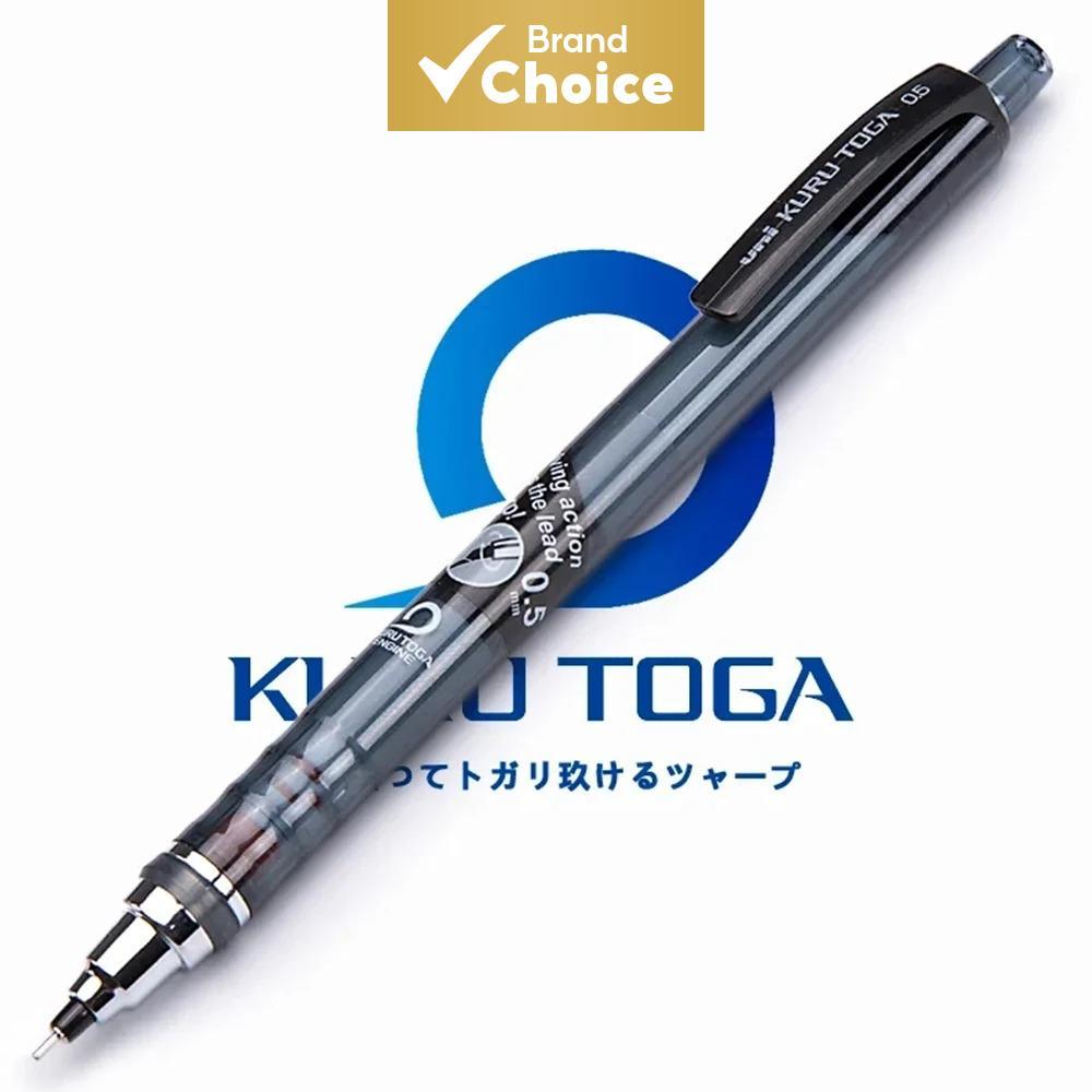 Conjunto de Lápis Mecânico UNI Kuru Toga M5-450T 0,5mm, Mina que Gira Automaticamente para Traços Finos Uniformes, 4