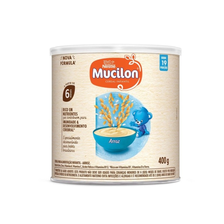 Cereal Infantil Mucilon Arroz 400g