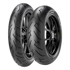 Kit 2 Pneus Aro 17 Pirelli Diablo Rosso 2 - 110/70R17 54H + 140/70R17 66H TL