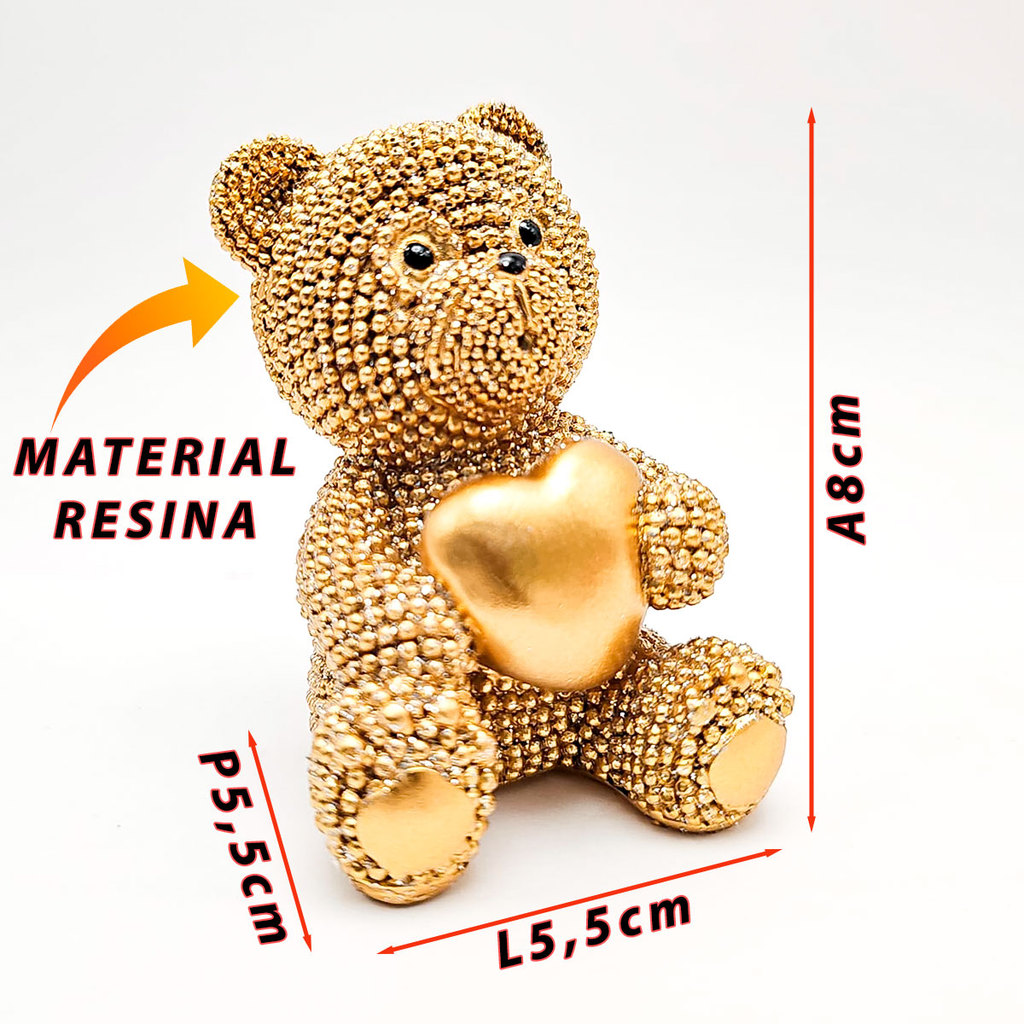 Detalhes do Urso Decorativo Estátua Enfeite Casa Sala Quarto Escritório Presentes Criativos Decoração