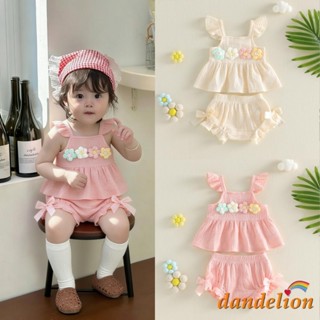 Roupa De Verão Para Bebês Meninas Flor Manga Voadora Babydoll Tops E Shorts Com Babados Laço Conjunto De 2 Peças em Oferta na Shopee