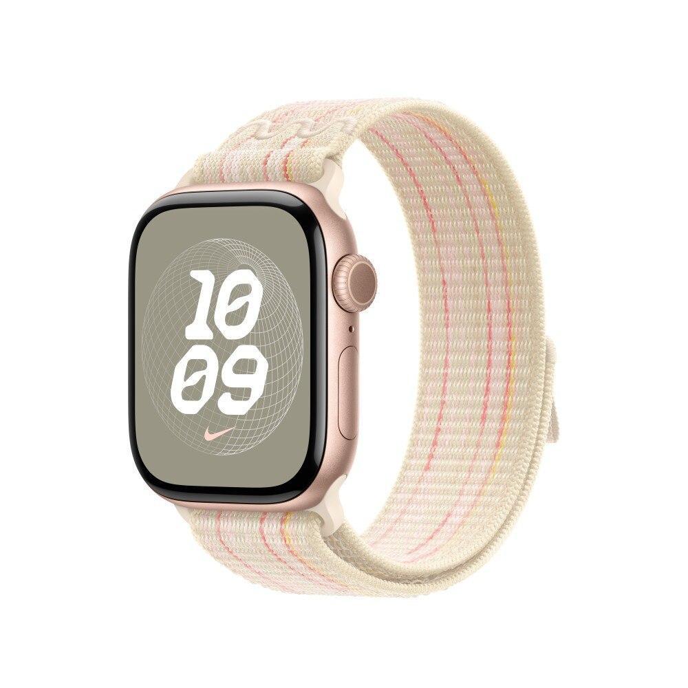 Pulseira Apple Watch 42 mm, Loop Esportiva Nike, Apple, Estelar-rosa