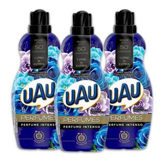 Kit 3un Amaciante Concentrado 1l Uau Carinho e Conforto em Oferta na Shopee