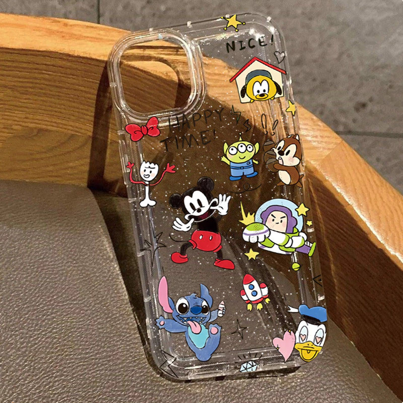 animação Capinha Capa Transparente Anti-impacto Gatinho Para iPhone xr xs 13 11 7/8 12 14 15 16 17 plus air pro max em Oferta na Shopee