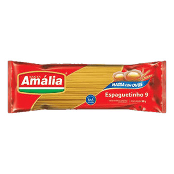 Macarrão Espaguetinho 9 Ovos Santa Amália