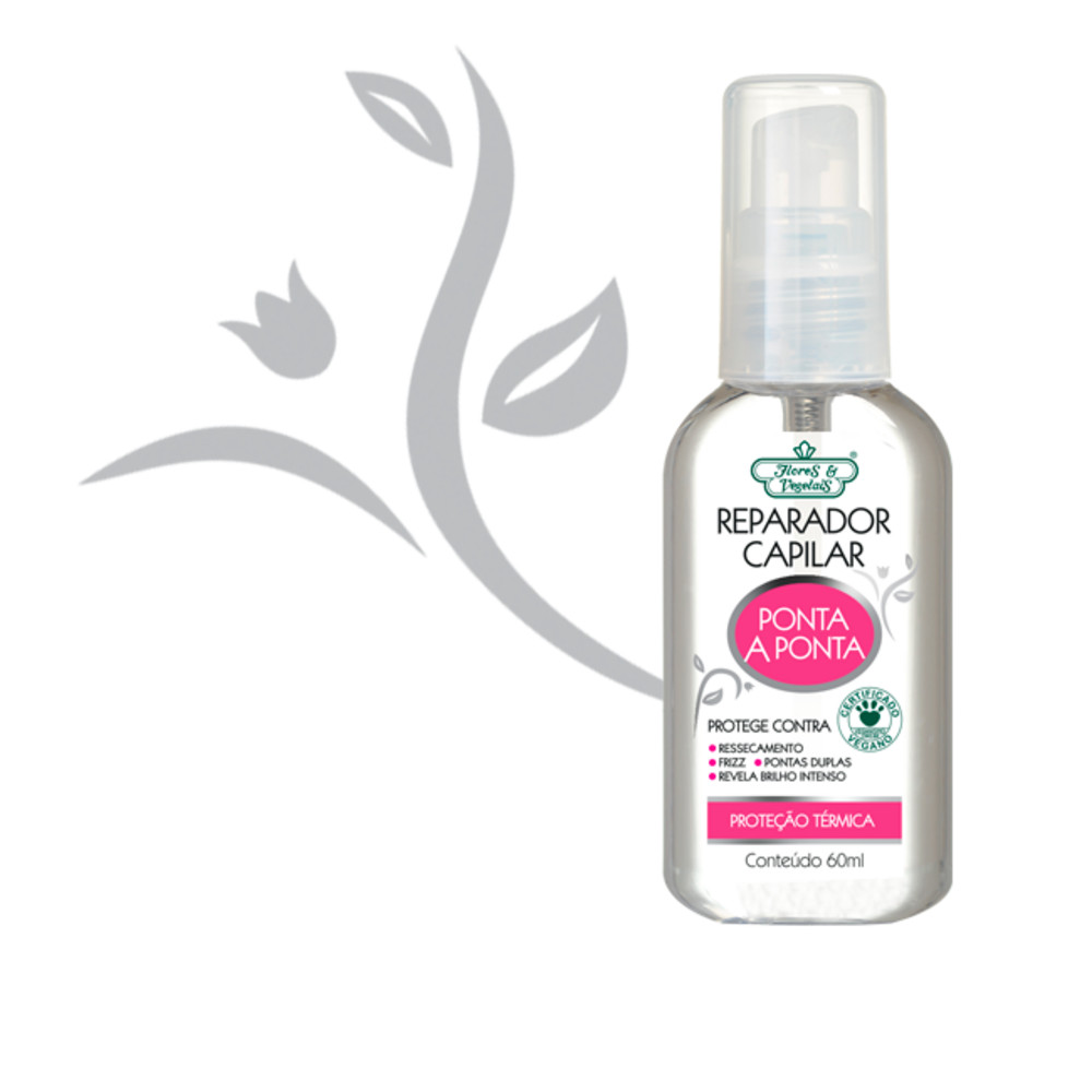 Reparador Capilar Flores & Vegetais Ponta A Ponta 60Ml em Oferta na Shopee