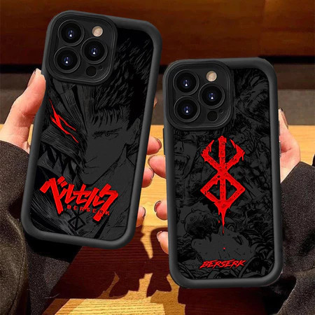 Berserk TPU anti-impacto Capinha Capa Para Redmi Note12 13 14 12C 13C 14C A5 POC
