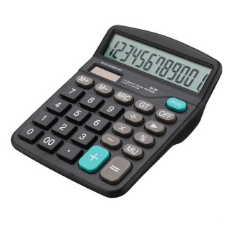 Calculadora Eletrônica Digital Com 12 Dígitos Preto em Oferta na Shopee
