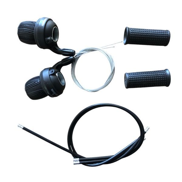 Alavanca de Câmbio Saiguan Grip Shift 7v Manopla Bike
