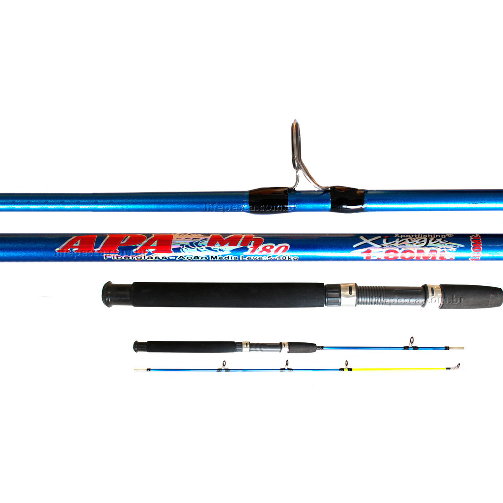 Vara para Molinete Xingu APA MH 6'0" (1,80m) 11-22Lbs - 2 Partes